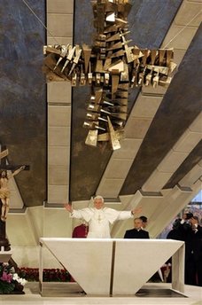 The Pope says Mass